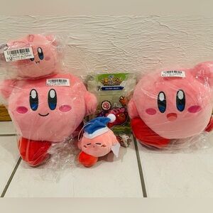 Lot of Kirby plush toys